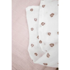 Meyco Muslin Burp Cloths 3-Pack Mini Panther Soft Pink -Roba || Alvi || Pinolino Winkel meyco muslin burp cloths 3 pack mini panther soft pink a379494 3