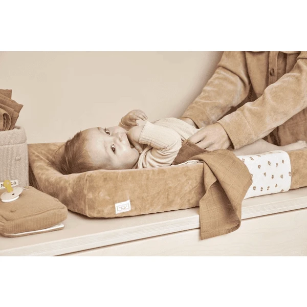 Meyco Muslin Burp Cloths 3-Pack Mini Panther Toffee 4 Meyco Muslin Burp Cloths 3-Pack Mini Panther Toffee - Afbeelding 2