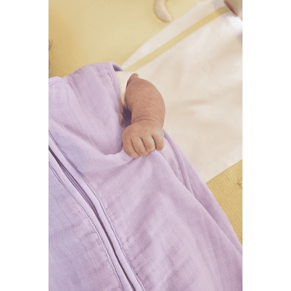 Meyco Zomerslaapzak Uni Zacht Lila 7 Meyco Zomerslaapzak Uni Zacht Lila - Afbeelding 5