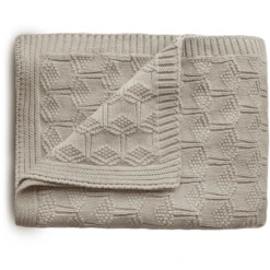 Mushie Gebreide Deken Honeycomb Beige 80 X 100 Cm -Roba || Alvi || Pinolino Winkel mushie gebreide deken honeycomb beige 80 x 100 cm a401202 4