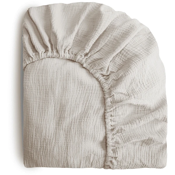 Mushie Hoeslaken Mist Medium 60 X 120 Cm 4 Mushie Hoeslaken Mist Medium 60 X 120 Cm - Afbeelding 2