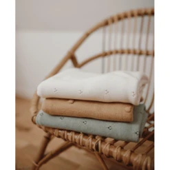 Mushie Pointelle Sage Melange Gebreide Deken 80 X 100 Cm -Roba || Alvi || Pinolino Winkel mushie pointelle sage melange gebreide deken 80 x 100 cm a401227 1