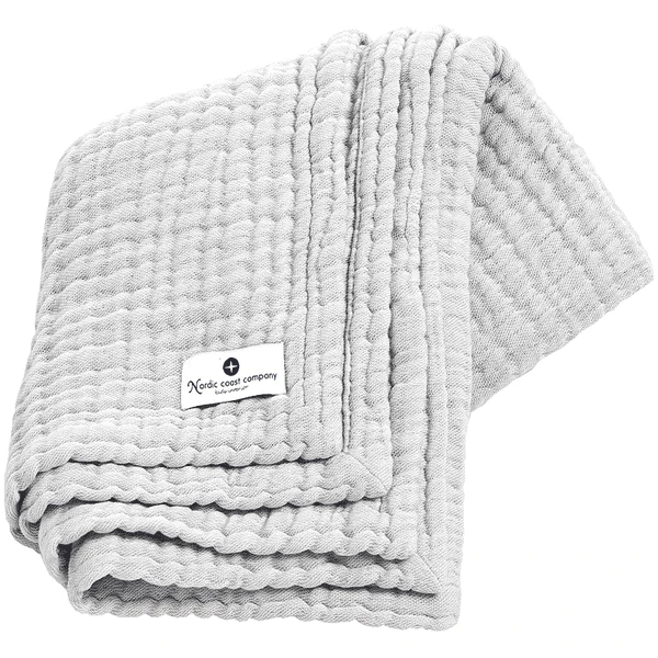 Nordic Coast Company Mousseline Deken Grijs 90 X 120 Cm 3 Nordic Coast Company Mousseline Deken Grijs 90 X 120 Cm