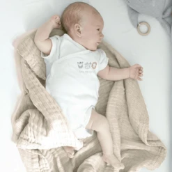 Nordic Coast Company Mousseline Deken Natuur Wit 80 X 80 Cm -Roba || Alvi || Pinolino Winkel nordic coast company mousseline deken natuur wit 80 x 80 cm a316240 4