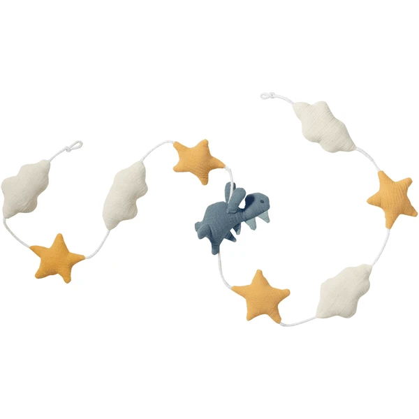 Nordic Coast Company Muurslinger Mousseline Dino Large 3 Nordic Coast Company Muurslinger Mousseline Dino Large