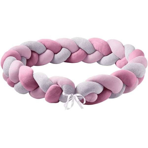 Nordic Coast Company Nest Snake Gevlochten Trio Roze/bes/grijs 6 Nordic Coast Company Nest Snake Gevlochten Trio Roze/bes/grijs - Afbeelding 4