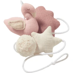 Nordic Coast Company Wandkrans Mousseline Zwaan Klein