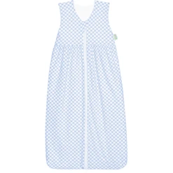 ODENWÄLDER Jersey Slaapzak Anni Check Cool Blue 70cm - 130cm -Roba || Alvi || Pinolino Winkel odenwaelder jersey slaapzak anni check cool blue 70cm 130cm a241940 1