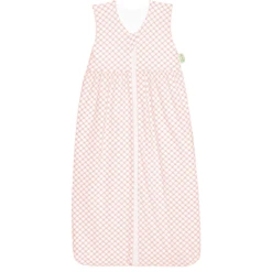ODENWÄLDER Jersey Slaapzak Anni Check Light Coral 70cm - 130cm