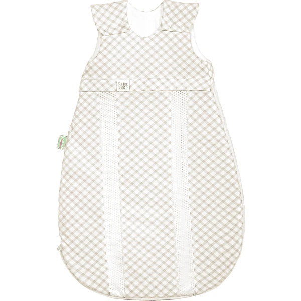 Odenwälder Jersey Slaapzak Prima Klima Check Soft Cookie 60 Cm - 130 Cm 4 Odenwälder Jersey Slaapzak Prima Klima Check Soft Cookie 60 Cm - 130 Cm - Afbeelding 2