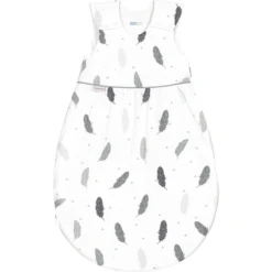 Odenwälder Jersey-slaapzak Timmi Cool Feather Grey 70 Cm - 110 Cm -Roba || Alvi || Pinolino Winkel odenwaelder jersey slaapzak timmi cool feather grey 70 cm 110 cm a290229 1