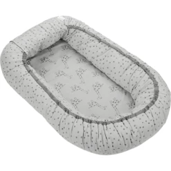 ODENWÄLDER Omkeerbaar BabyNest Vrolijke Giraffe Powder Liefde -Roba || Alvi || Pinolino Winkel odenwaelder omkeerbaar babynest vrolijke giraffe powder liefde a415531 2