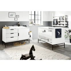 Pinolino Bed En Commode Steel Extra Breed