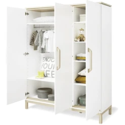 Pinolino Garderobekast Light 3-deurs -Roba || Alvi || Pinolino Winkel pinolino garderobekast light 3 deurs a312591 1