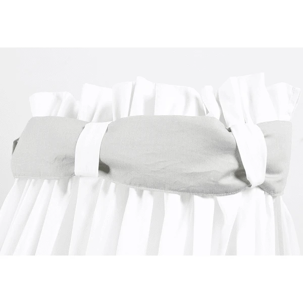 Pinolino Hemeltje Voor Kinderbedden Wit / Grijs 4 Pinolino Hemeltje Voor Kinderbedden Wit / Grijs - Afbeelding 2