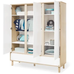 Pinolino Kledingkast Flow 3-deurs -Roba || Alvi || Pinolino Winkel pinolino kledingkast flow 3 deurs a289962 1