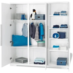 Pinolino Kledingkast Polar 3-deurs -Roba || Alvi || Pinolino Winkel pinolino kledingkast polar 3 deurs a125812 1