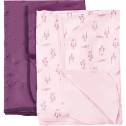 Pippi Babydeken 2-pack Diep Purple -Roba || Alvi || Pinolino Winkel pippi babydeken 2 pack diep purple a304706 1