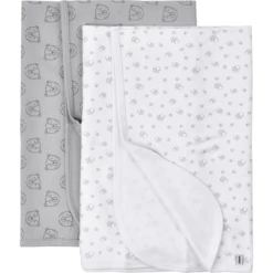 Pippi Babydeken 2-pack Havenmist -Roba || Alvi || Pinolino Winkel pippi babydeken 2 pack havenmist a304703 1
