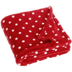 Playshoes Play Shoes Fleece Deken 75x100cm Stippen 75x100cm Dots Rood -Roba || Alvi || Pinolino Winkel play shoes fleece deken 75x100cm stippen 75x100cm dots rood a237053 1