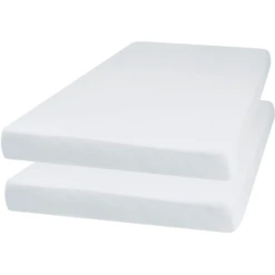 Playshoes Jersey Hoeslaken 2-pack Wit -Roba || Alvi || Pinolino Winkel playshoes jersey hoeslaken 2 pack wit a285480 1