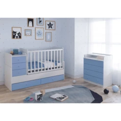 Polini Kids Baby Commode Simple 1580 Wit-blauw -Roba || Alvi || Pinolino Winkel polini kids baby commode simple 1580 wit blauw a265055 2