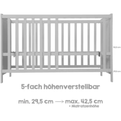 Roba Co-sleeper Taupe 60 X 120 Cm 8 Roba Co-sleeper Taupe 60 X 120 Cm -Roba || Alvi || Pinolino Winkel roba co sleeper taupe 60 x 120 cm a306325 1