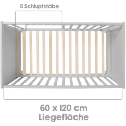 Roba Co-sleeper Taupe 60 X 120 Cm Met Matras -Roba || Alvi || Pinolino Winkel roba co sleeper taupe 60 x 120 cm met matras a306330 2