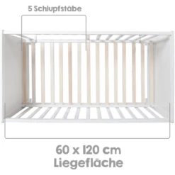Roba Co-sleeper Wit 60 X 120 Cm Met Safe Asleep Matras -Roba || Alvi || Pinolino Winkel roba co sleeper wit 60 x 120 cm met safe asleep matras a349555 3