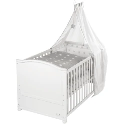 Roba Combi Kinderbedset Wit Little Stars -Roba || Alvi || Pinolino Winkel roba combi kinderbedset wit little stars a173621 3