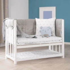 Roba Complete Wieg Set Stars & Dots 4 In 1 Wit -Roba || Alvi || Pinolino Winkel roba complete wieg set stars dots 4 in 1 wit a315709 3