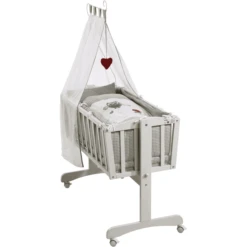 Roba Complete Wiegenset Wit Adam & Uil