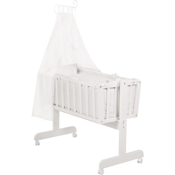 Roba Complete Wiegset Wit Fox & Bunny 3 Roba Complete Wiegset Wit Fox & Bunny