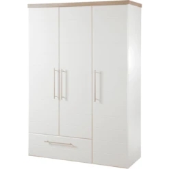 Roba Garderobekast Nele 3-deurs Wit