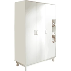 Roba Garderobekast Nordic Wit 3-deurs 10 Roba Garderobekast Nordic Wit 3-deurs -Roba || Alvi || Pinolino Winkel roba garderobekast nordic wit 3 deurs a317222 3