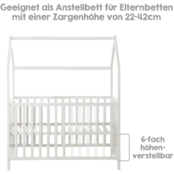 Roba Huisbed 60 X 120 Cm Wit -Roba || Alvi || Pinolino Winkel roba huisbed 60 x 120 cm wit a307703 4