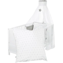Roba Kinderbedovertrekset 4-delig Sterren & Stippen 100 X 135 Cm -Roba || Alvi || Pinolino Winkel roba kinderbedovertrekset 4 delig sterren amp stippen 100 x 135 cm a315712 4