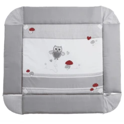 ROBA Nestje Adam & Eule Grijs Wit Met Speelboog 125x115 Cm -Roba || Alvi || Pinolino Winkel roba nestje adam eule grijs wit met speelboog 125x115 cm a097348 2