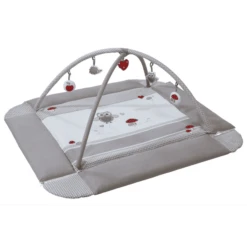 ROBA Nestje Adam & Eule Grijs Wit Met Speelboog 125x115 Cm -Roba || Alvi || Pinolino Winkel roba nestje adam eule grijs wit met speelboog 125x115 cm a097348 4