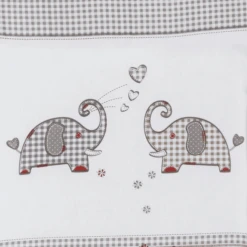 ROBA Nestje Jumbotrwins Grijs Wit Met Speelboog 125x115 Cm -Roba || Alvi || Pinolino Winkel roba nestje jumbotrwins grijs wit met speelboog 125x115 cm a097648 2