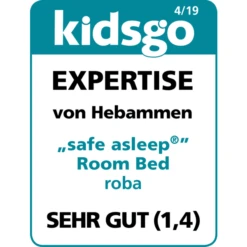 Roba Room Bed Co-sleeper Safe Asleep® Sterrenmagie Wit -Roba || Alvi || Pinolino Winkel roba room bed co sleeper safe asleep sterrenmagie wit a272132 2