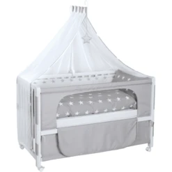 Roba Room Bed Co-sleeper Wit Little Stars