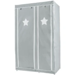 Roba Textielgarderobe XL Little Stars Grijs 10 Roba Textielgarderobe XL Little Stars Grijs -Roba || Alvi || Pinolino Winkel roba textielgarderobe xl little stars grijs a292948 3