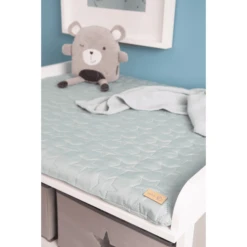 Roba Veranderingsmat Zacht Style Frosty Green Sterren 85x75 -Roba || Alvi || Pinolino Winkel roba veranderingsmat zacht style frosty green sterren 85x75 a315559 2