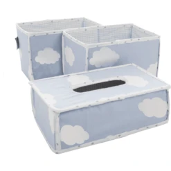Roba Verzorgingsorganizer 3-delig Kleine Wolk Blauw -Roba || Alvi || Pinolino Winkel roba verzorgingsorganizer 3 delig kleine wolk blauw a245941 4