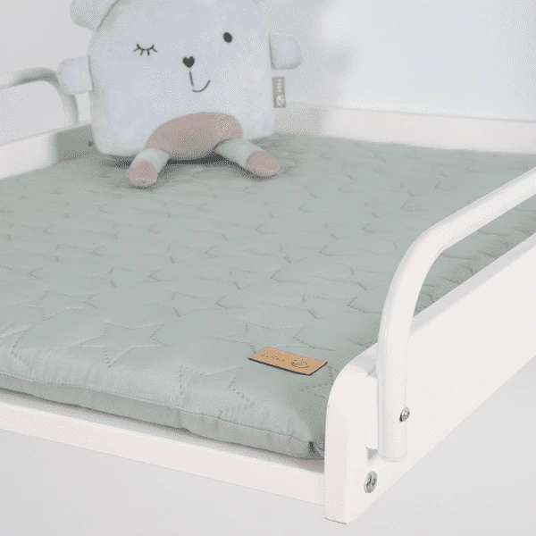 Roba Wandcommode Incl. Aankleedkussen Style Frosty Green Stars 7 Roba Wandcommode Incl. Aankleedkussen Style Frosty Green Stars - Afbeelding 5