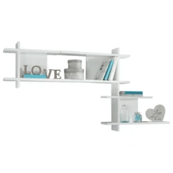 Roba Wandplank Set Van 3 Nordic Wit -Roba || Alvi || Pinolino Winkel roba wandplank set van 3 nordic wit a317216 2