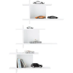 Roba Wandplank Set Van 3 Nordic Wit -Roba || Alvi || Pinolino Winkel roba wandplank set van 3 nordic wit a317216 3