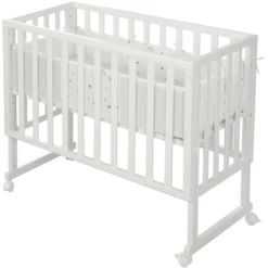 Roba Wieg & Co-sleeper 3in1 Met Barrière Sterrengrijs Safe Asleep® -Roba || Alvi || Pinolino Winkel roba wieg co sleeper 3in1 met barriere sterrengrijs safe asleep a308675 3