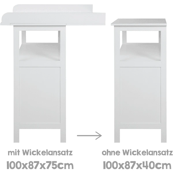 Roba Wisseleenheid Hamburg Wit 7 Roba Wisseleenheid Hamburg Wit - Afbeelding 5